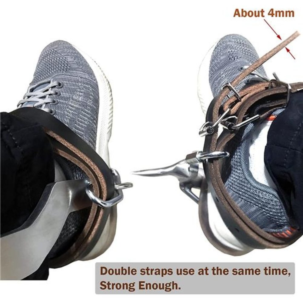 Tree Climbing Spikes Adjustable Non-Slip Pedal Hunting Observation - Picture 6 of 7